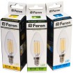 Лампа LED Feron   7w LB-166 4LED E14 4000K филамент свеча  диммируемая