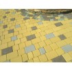 Плитка тротуарная Аурико желтый на БПЦ 60 мм  (коллекция)