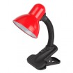 Настольный светильник ЭРА N-102-E27-40W- R красный