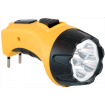 Аккумуляторный светодиодный фонарь 4 LED с прямой зарядкой Smartbuy, желтый (SBF-84-Y)