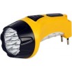 Аккумуляторный светодиодный фонарь 4+6 LED с прямой зарядкой Smartbuy, желтый (SBF-87-Y)