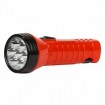 Аккумуляторный светодиодный фонарь 7 LED с прямой зарядкой Smartbuy, красный (SBF-95-R)